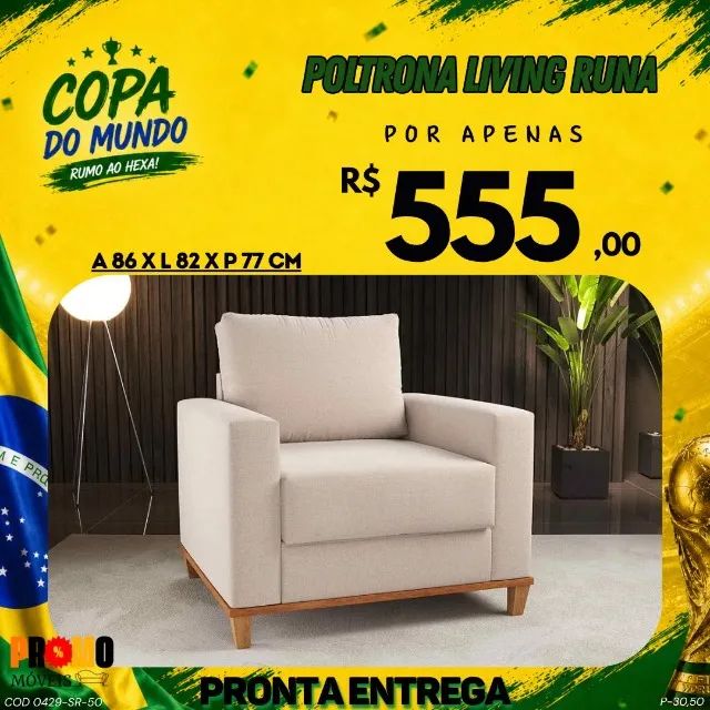 Poltrona Living (Pague na entrega)