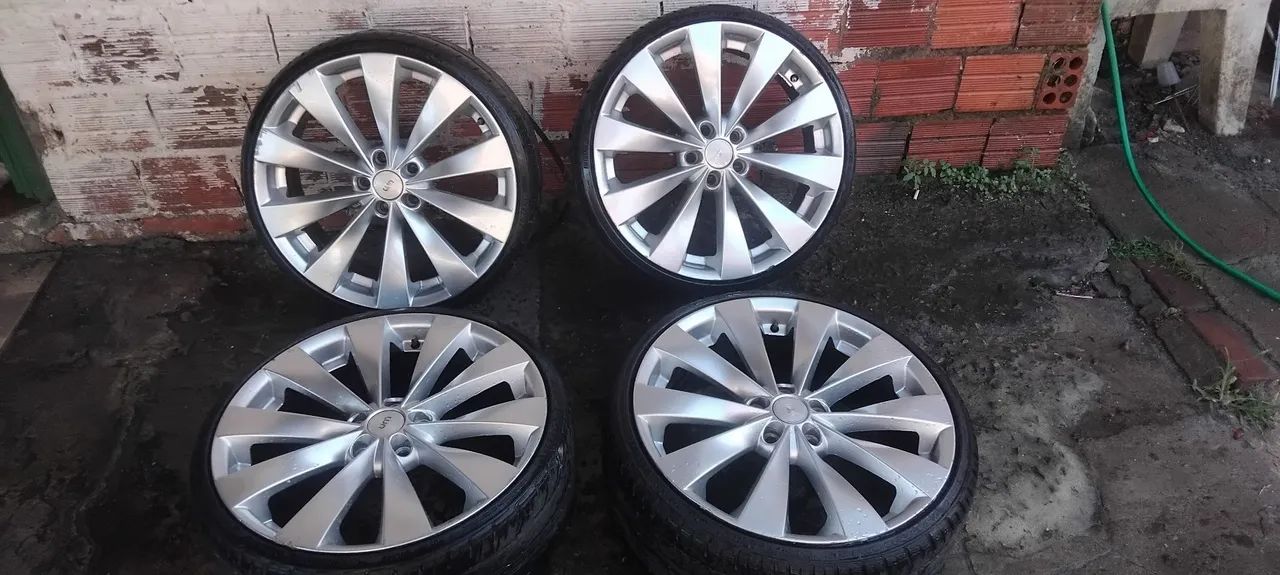 Rodas do passat cc 5 furos - Foto 4