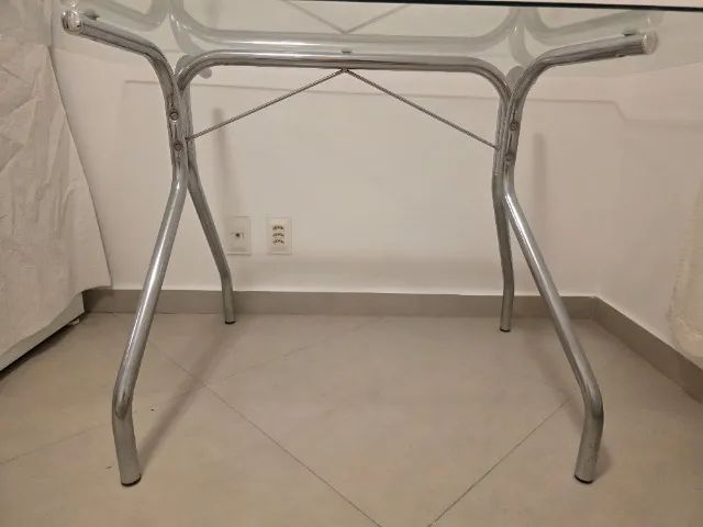 mesa de vidro 120 x 60 - Foto 2