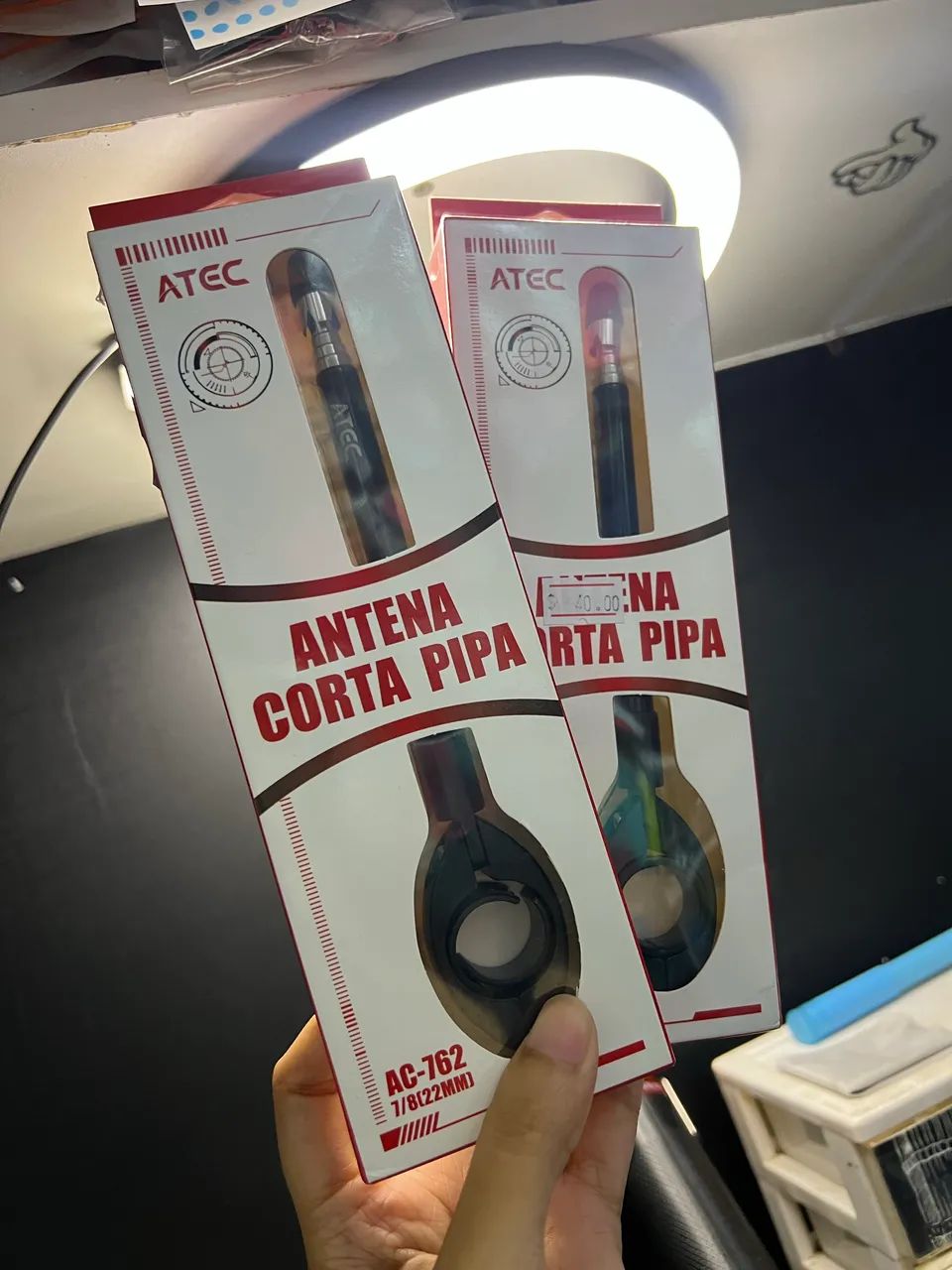 Antena corta pipa