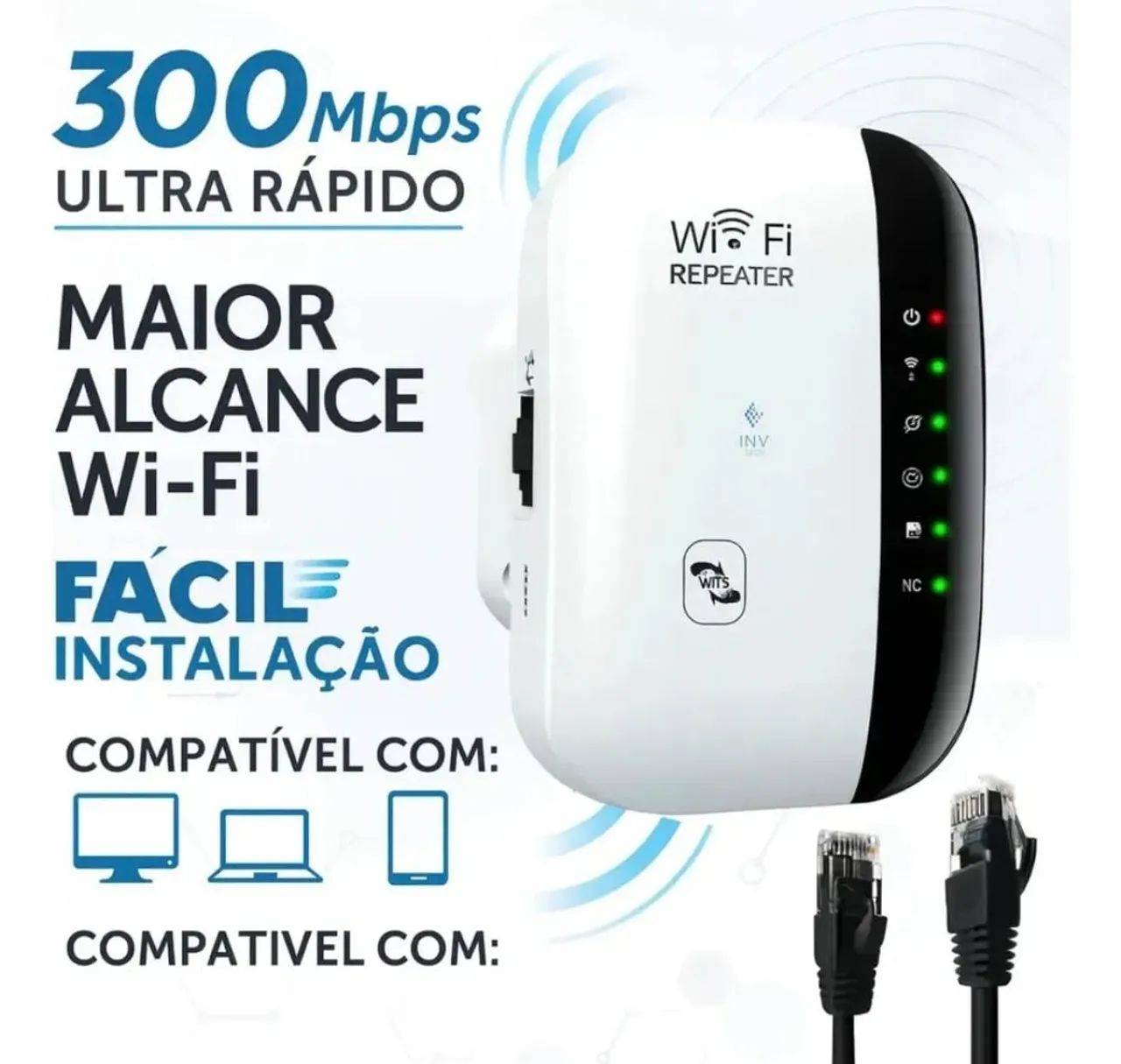 Repetidor expansor de sinal wifi