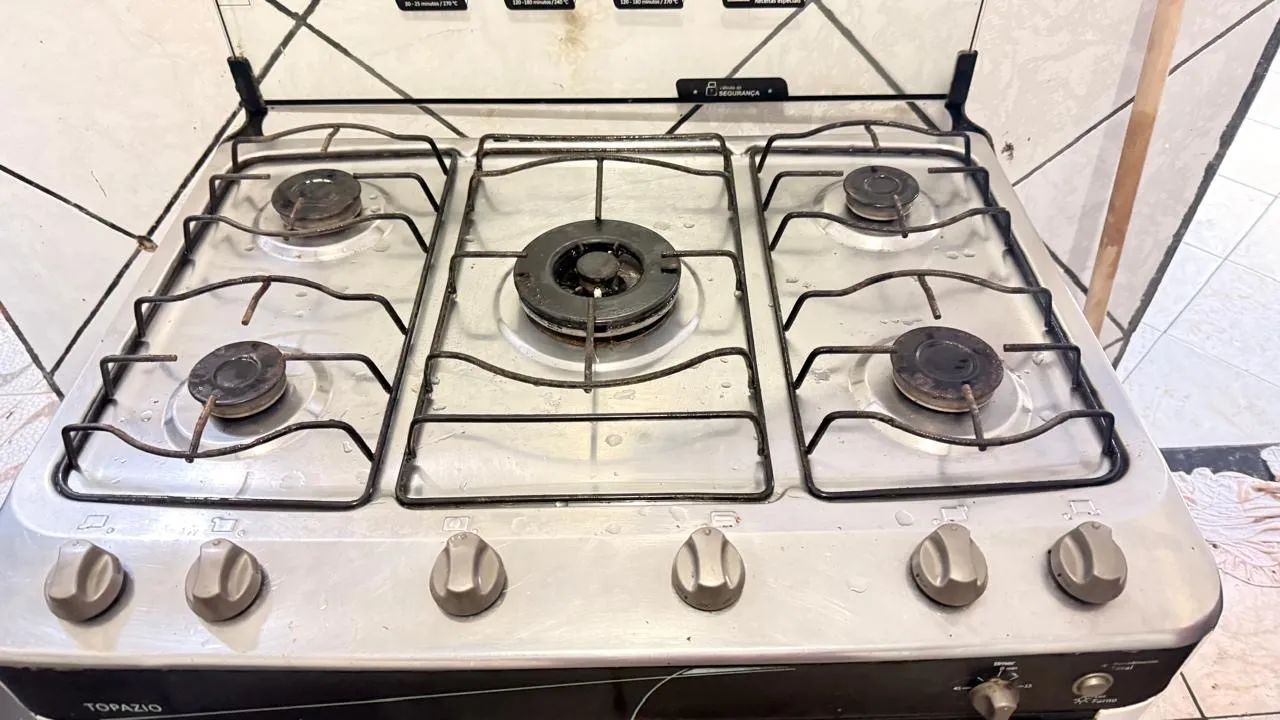 Vendo fogão 5 bocas completo  - Foto 4
