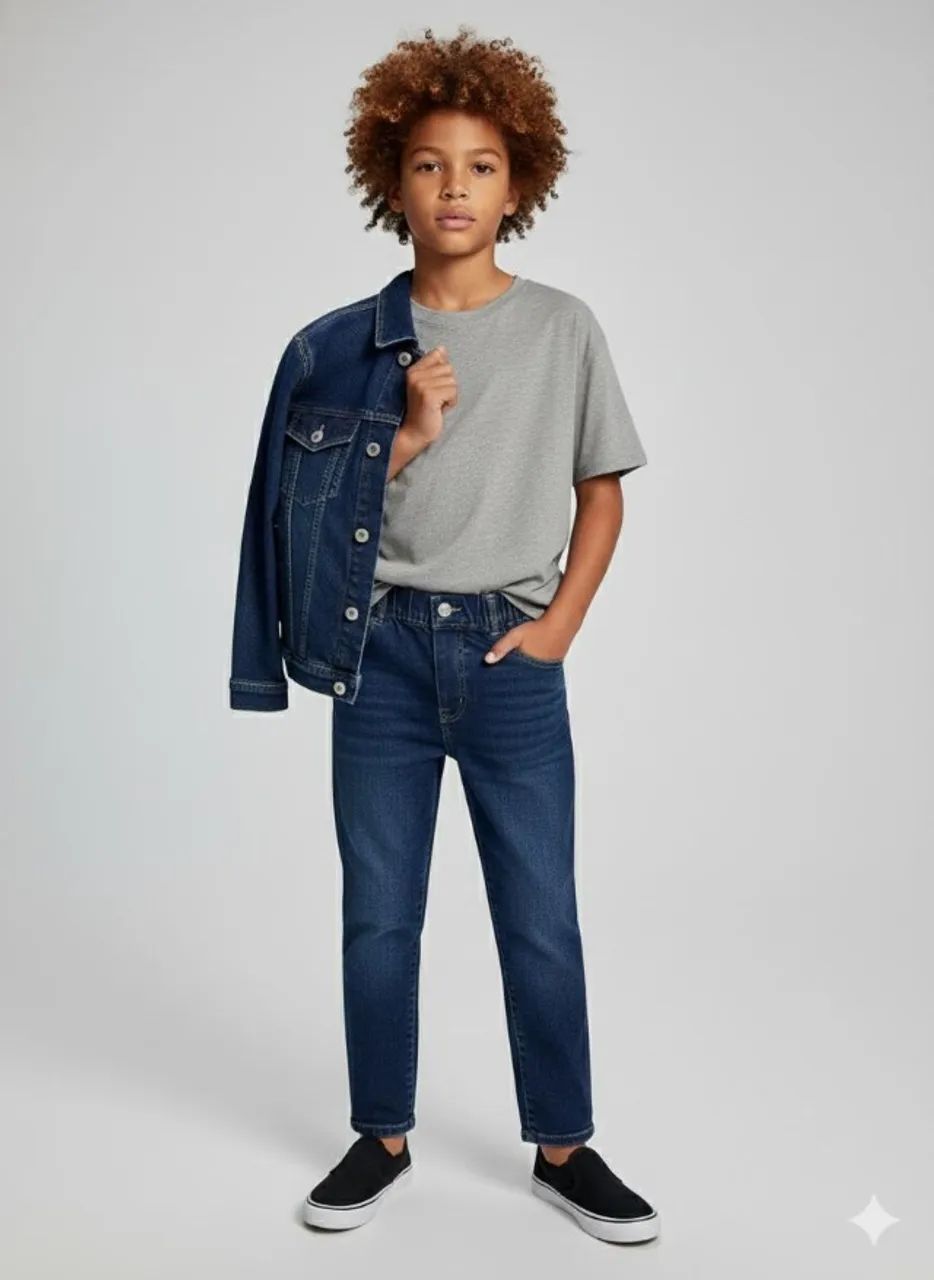Calça Jeans Zara Kids Impecável - Tamanho 11-12 Anos - Foto 5