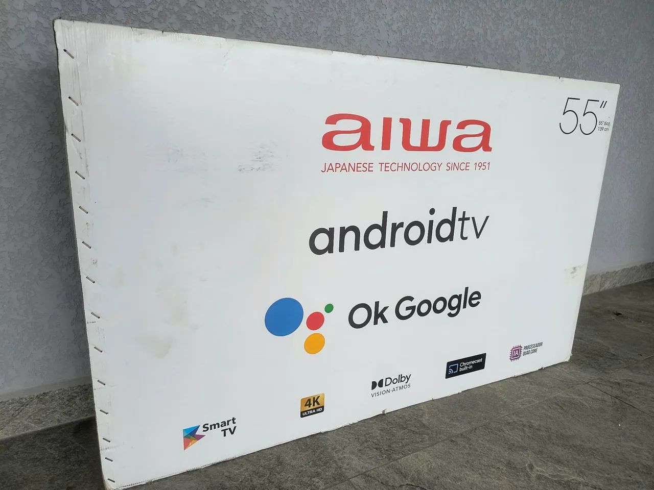 Tv smart 55 Aiwa Android 4k nova  - Foto 2