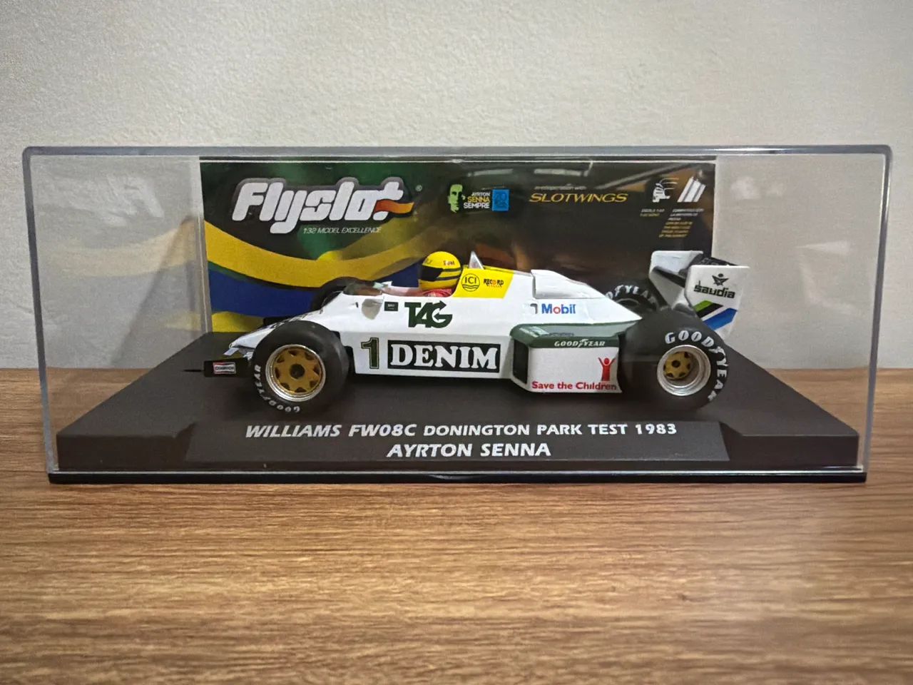 Ayrton Senna 1:32 Williams FW08C Donington Park Test 1983