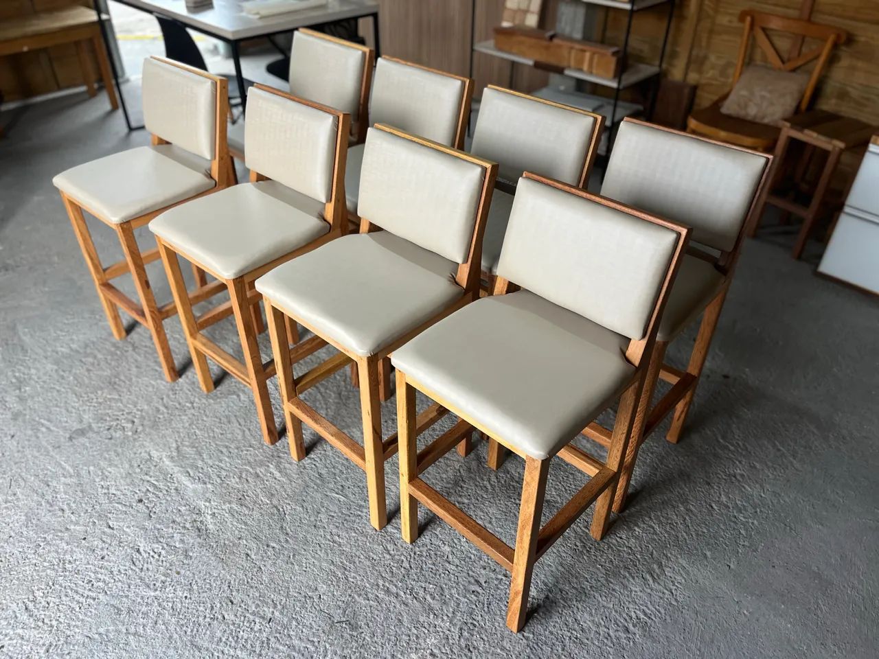 Banquetas estofadas 