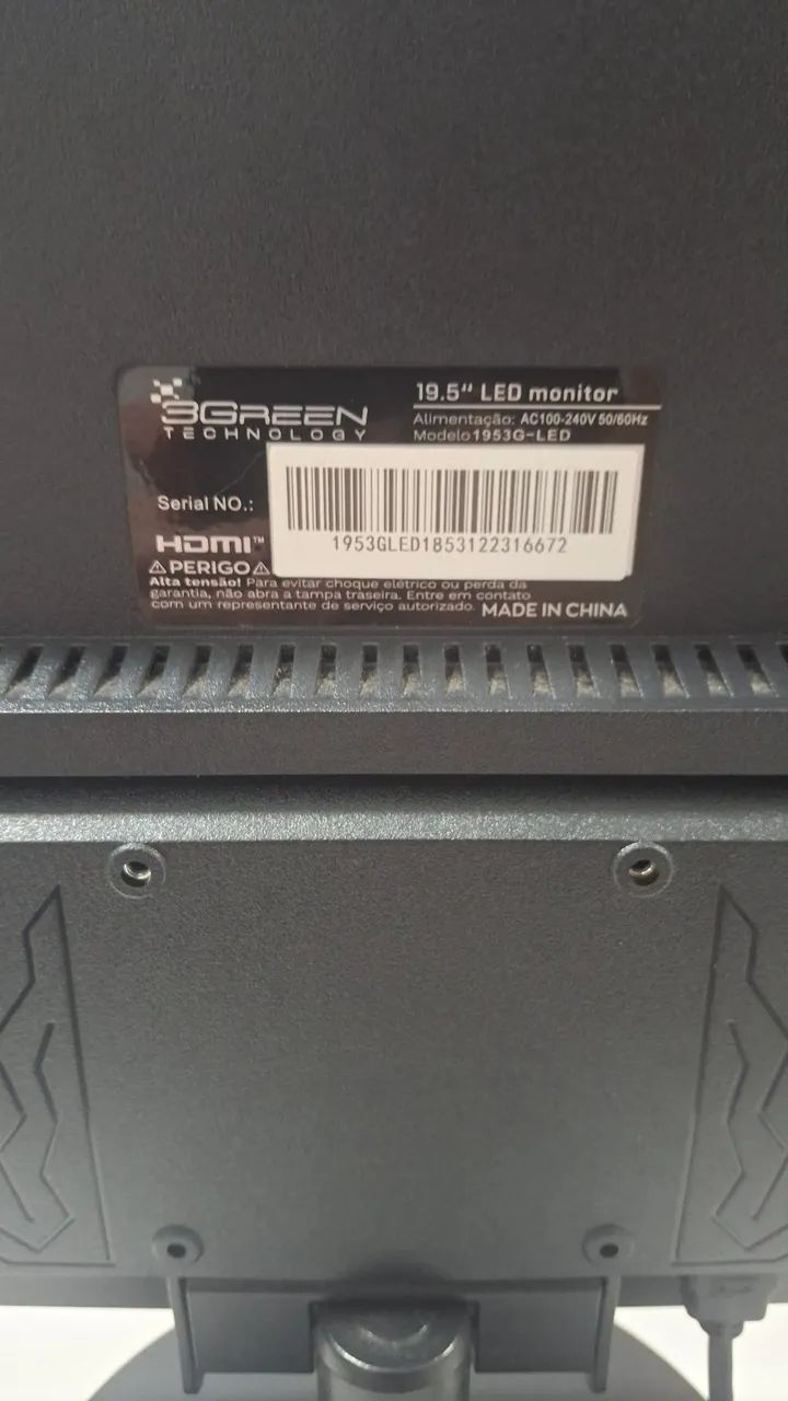 Monitor LED 19.5" 3Green Technology ? Modelo 1953G-LED - Foto 5
