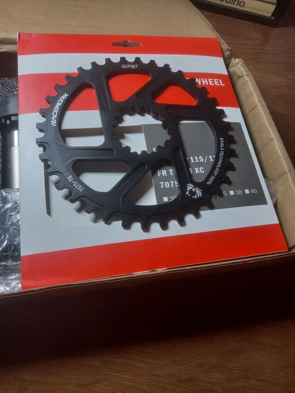 Pedivela Alumínio Racework Braço 175mm - Foto 3