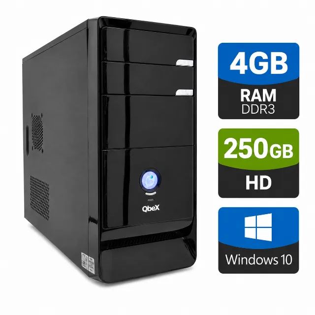 Computador Cpu Intel E5700 4gb Ram DDR3 | Windows 10 | 250gb HD - Foto 2