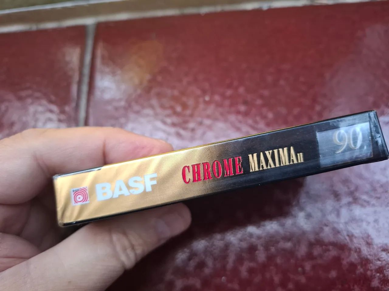 Fita K7 lacrada! BASF Chrome MAXIMA II - 90 minutos - Foto 3