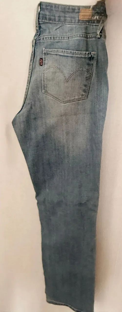 Calça LEVIS Slight Curve 4/27, feminina - Foto 3