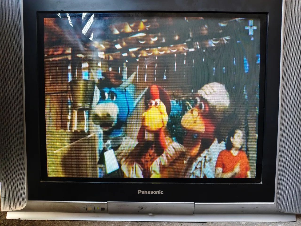 TV Panasonic 29 polegadas tela plana.