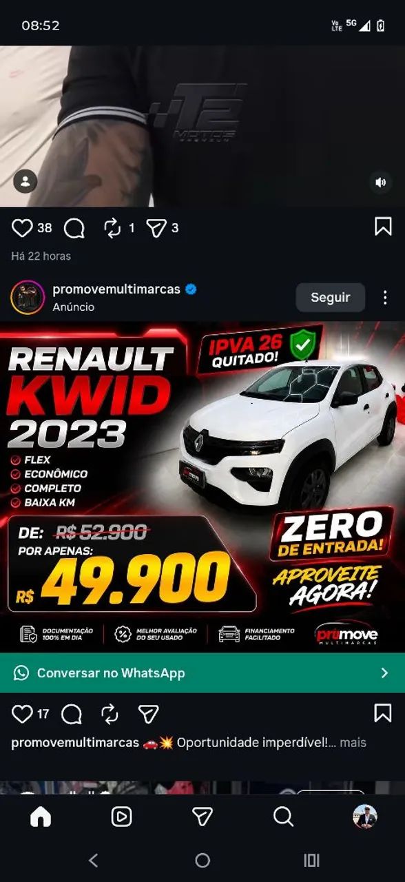Renault Kwid Zen 1.0 Flex 12V 5P Mec. 2023 - Foto 4