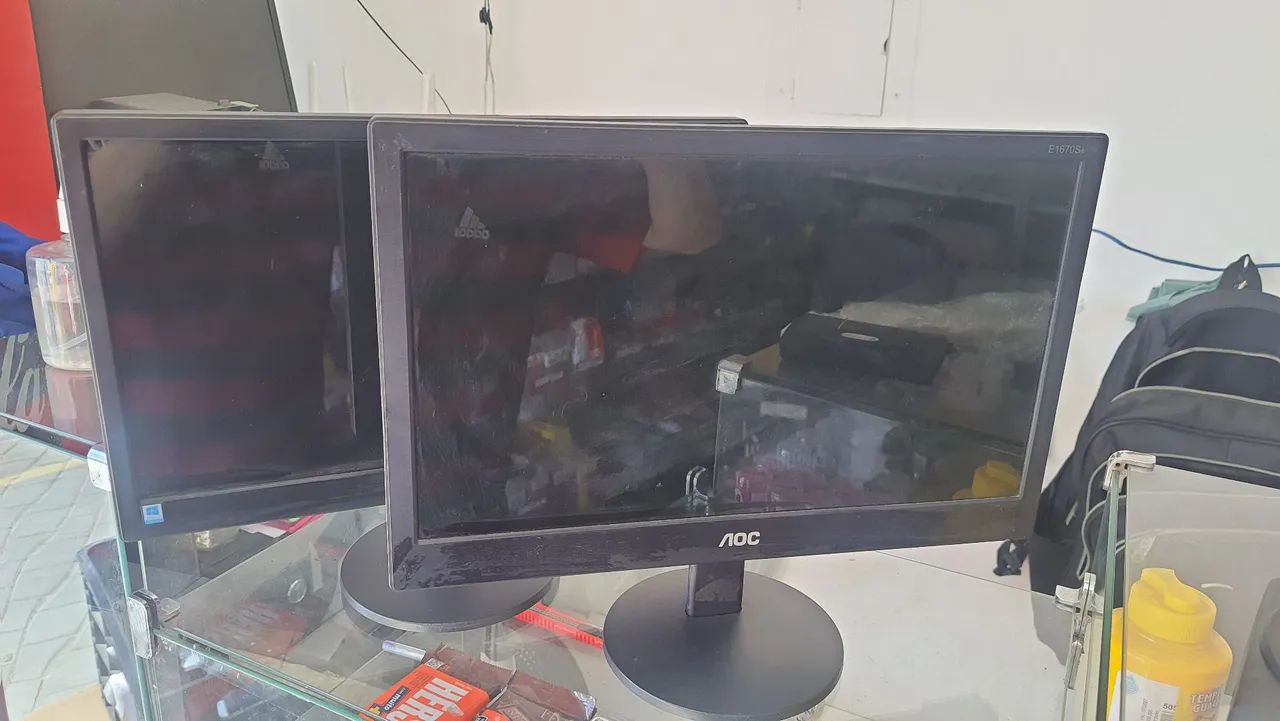 2 Telas Monitor AOC LED 15,5" POLEGADAS 
