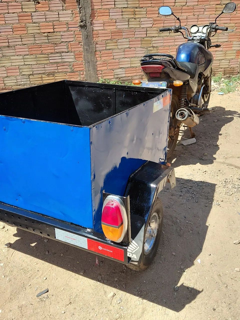 carretinha de Moto Entrego - Foto 2