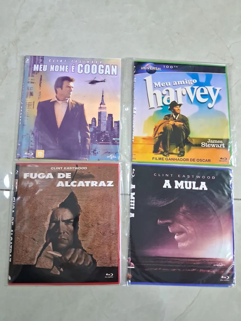 4 filmes em Blu-ray 