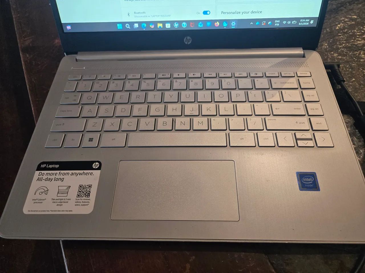 Lap Top HP  processador intel - Foto 2
