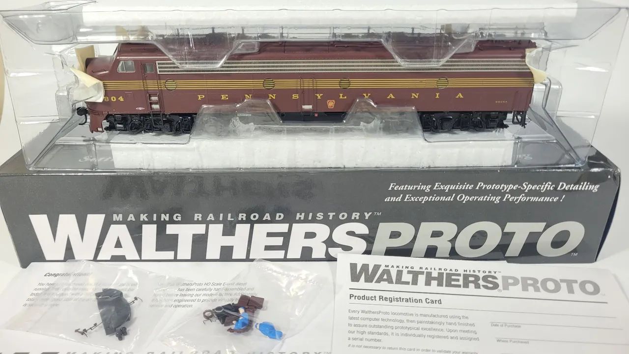 Locomotiva HO WalthersProto E8A-A Pennsylvania #5804 - Foto 5