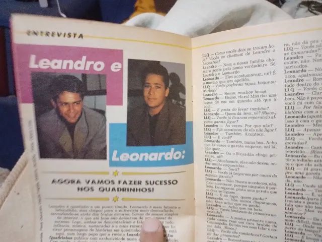 Gibi Leandro e Leonardo nr 1 com pôster  - Foto 3