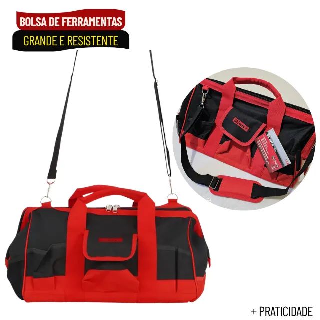 Bolsa para Ferramentas 18 Polegadas MTX Reforçada com 32 Bolsos para Organização - SFM04