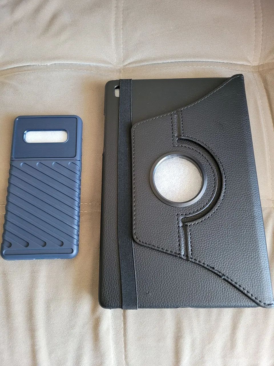Capa Protetora p/ Samsung Galaxy Tab S6 Lite, e Capa Protetora Samsung Galaxy S10+