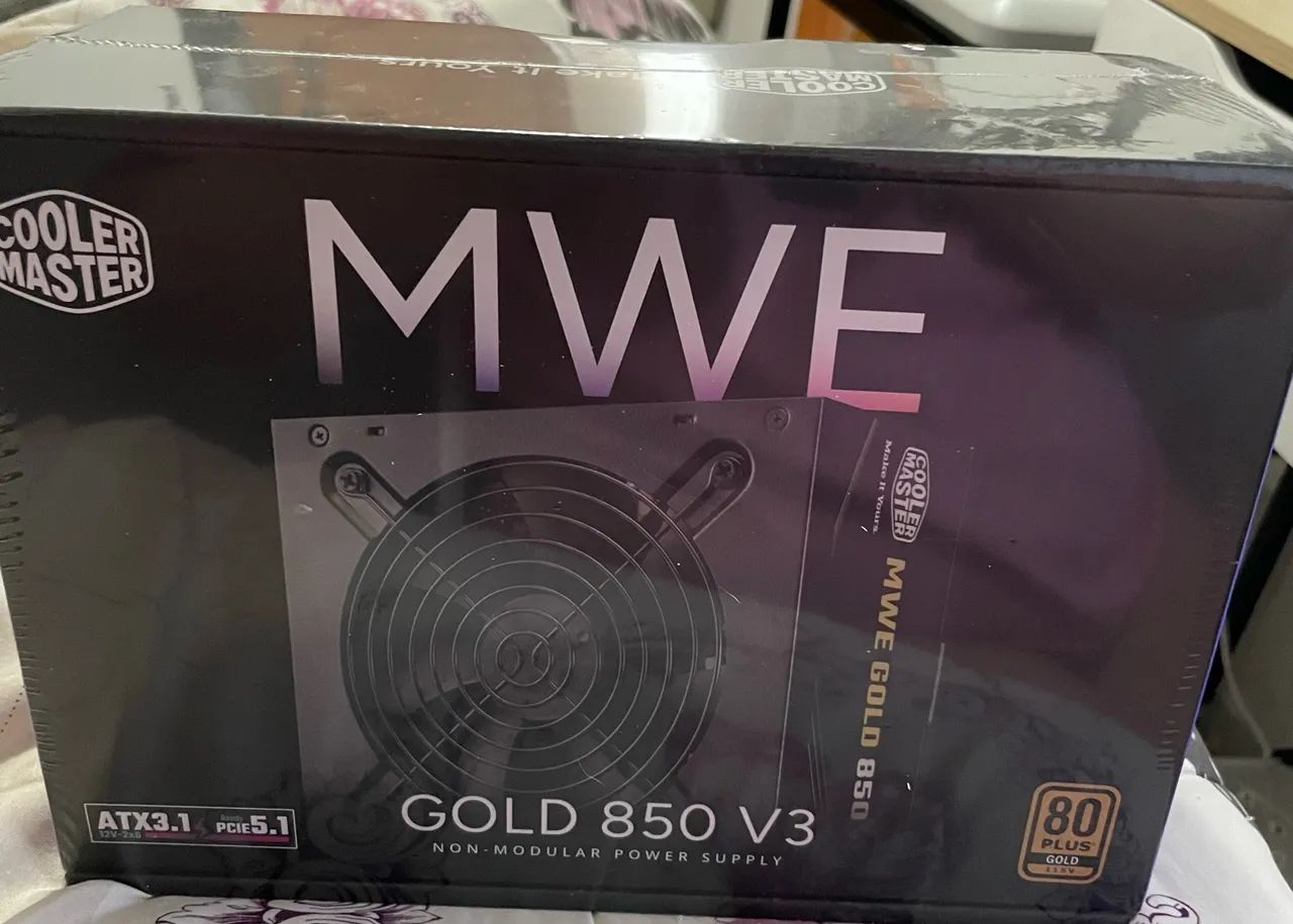 FONTE COOLER MASTER GOLD 850V 80 APlus - Foto 3