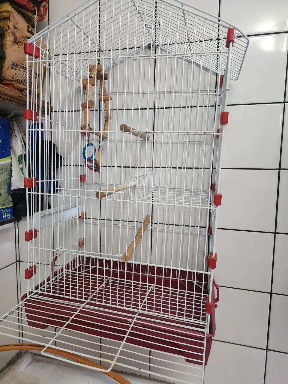 Gaiola para calopsita ou periquitos. Nova! - Foto 4