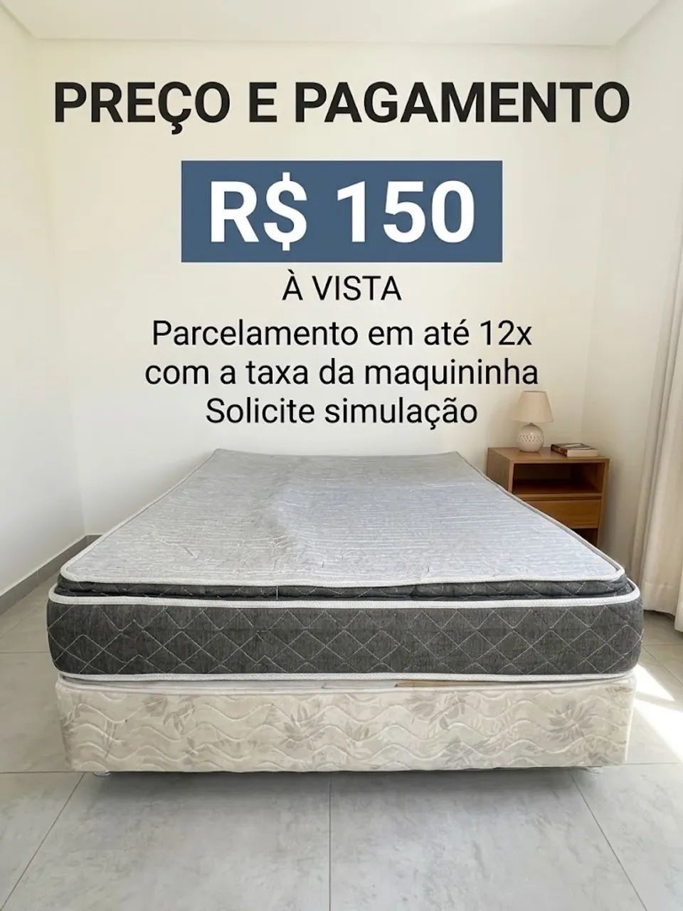 Cama box casal usada - Foto 3