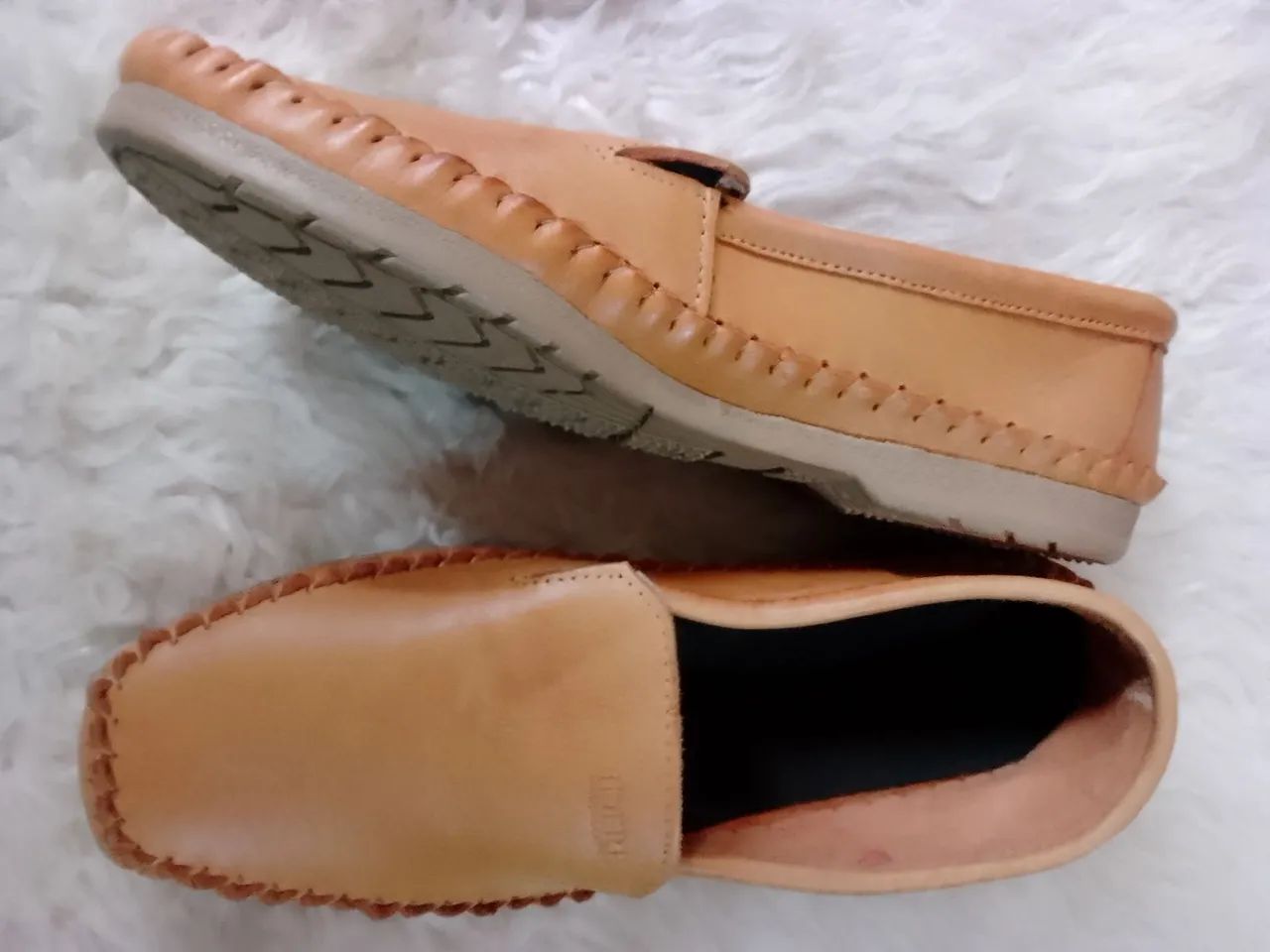 Mocassim couro masculino  - Foto 2