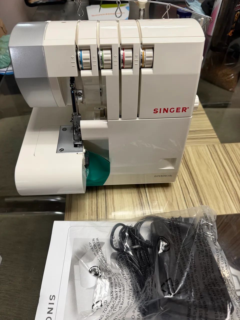 Overlock máquina de costura