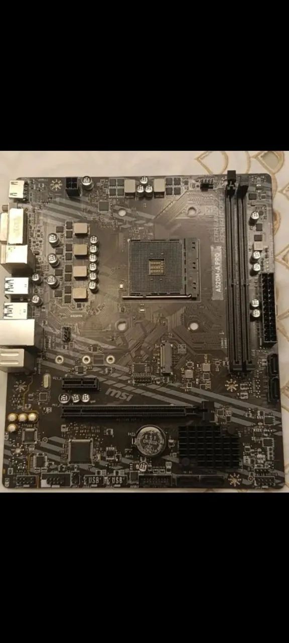 Vendo Placa mãe A520M-A PRO - Foto 2