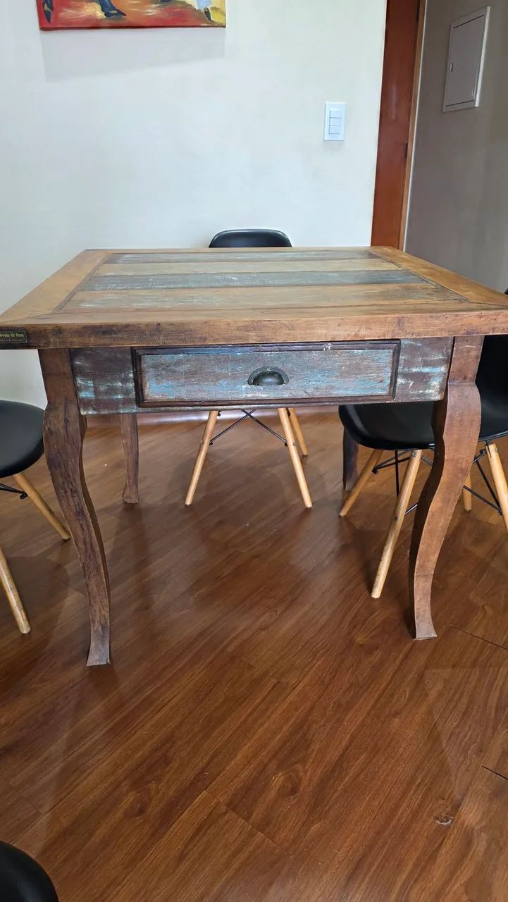 Mesa Móveis do Bem + 4 cadeiras  - Foto 3