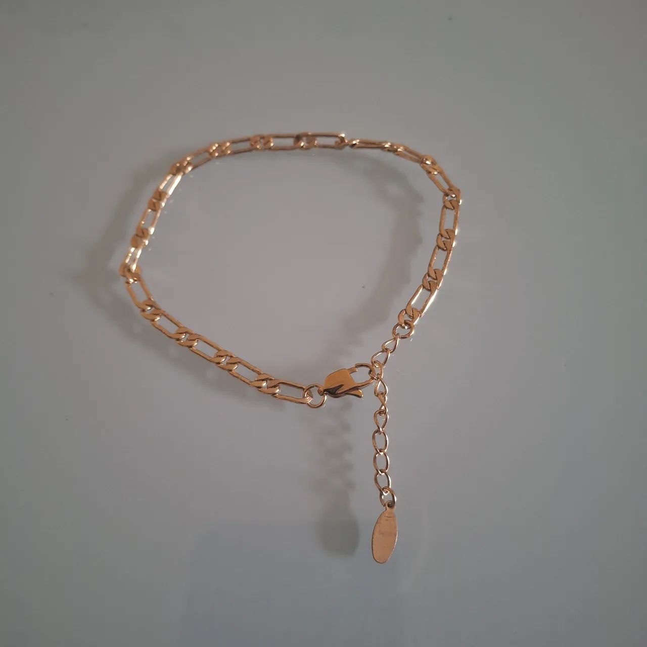 Pulseira folheada a ouro masculina 