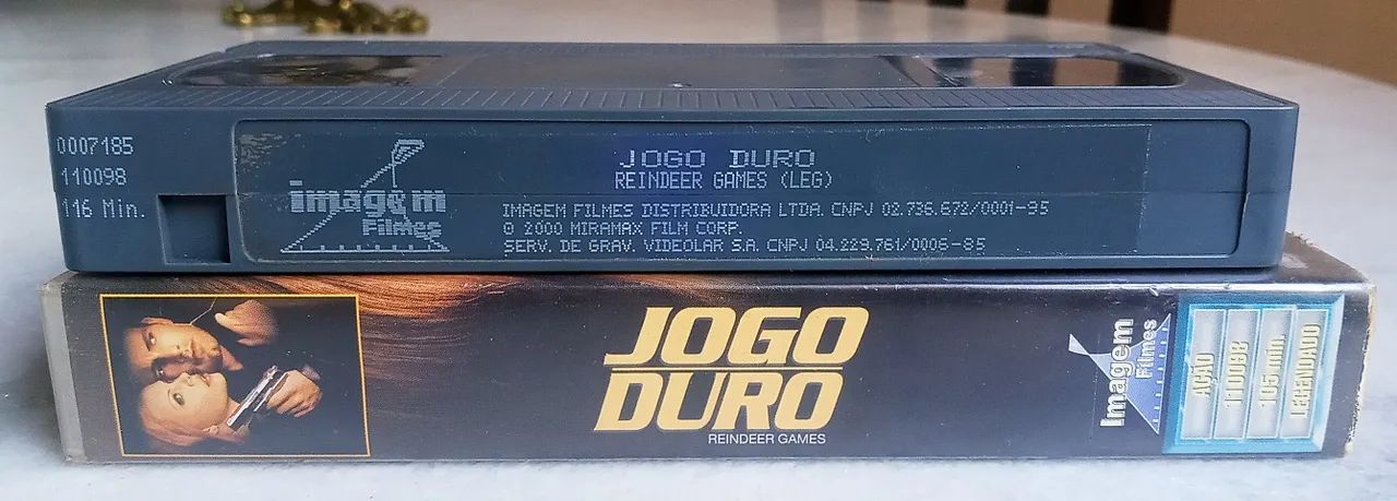 filme em vhs - jogo duro - charlise theron e ben affleck - DVD