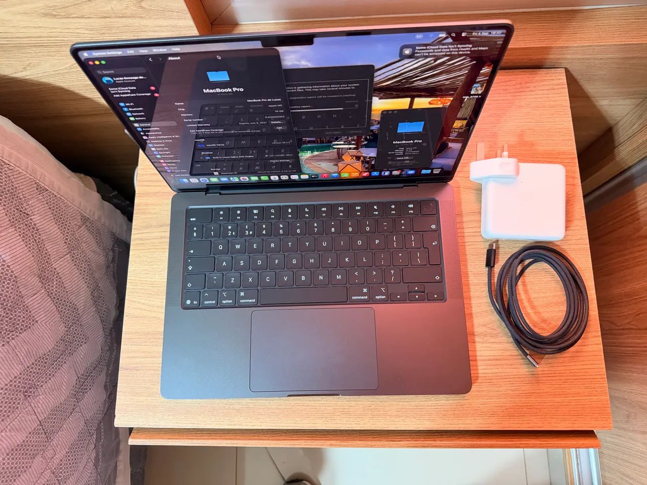 Macbook pro M5 14.2 cinza escuro - Foto 5