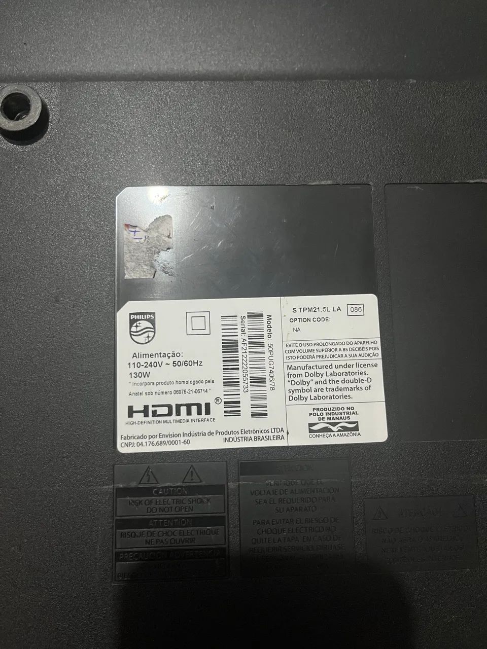 Tv smart 50 polegadas para retirada de peças - Foto 3