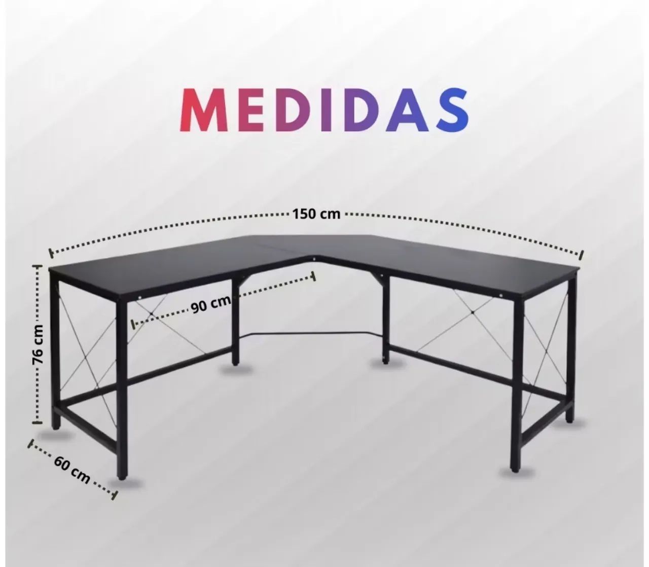 Mesa Em L - Foto 2
