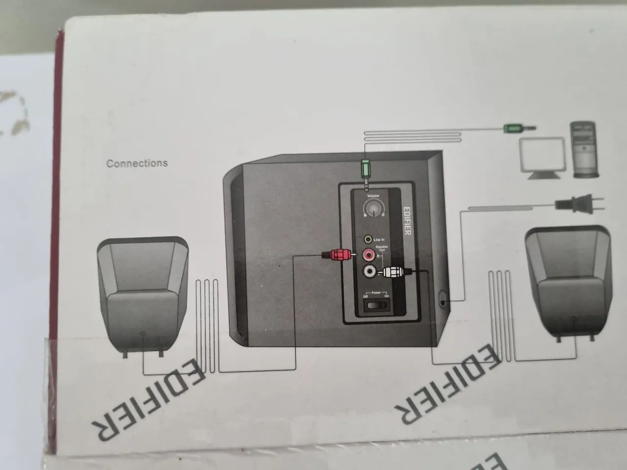 Caixa de som com subwoofer nova - Foto 3
