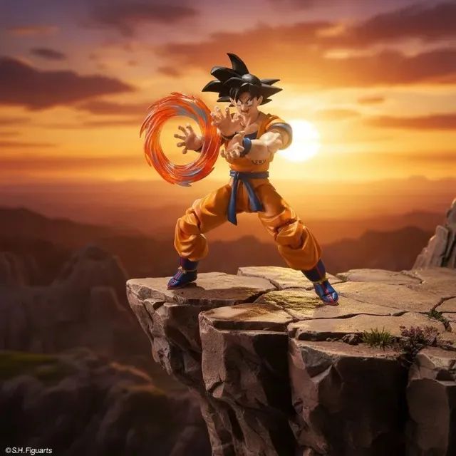 Figura de ação S.H.Figuarts Son Goku Super Hero - Foto 2