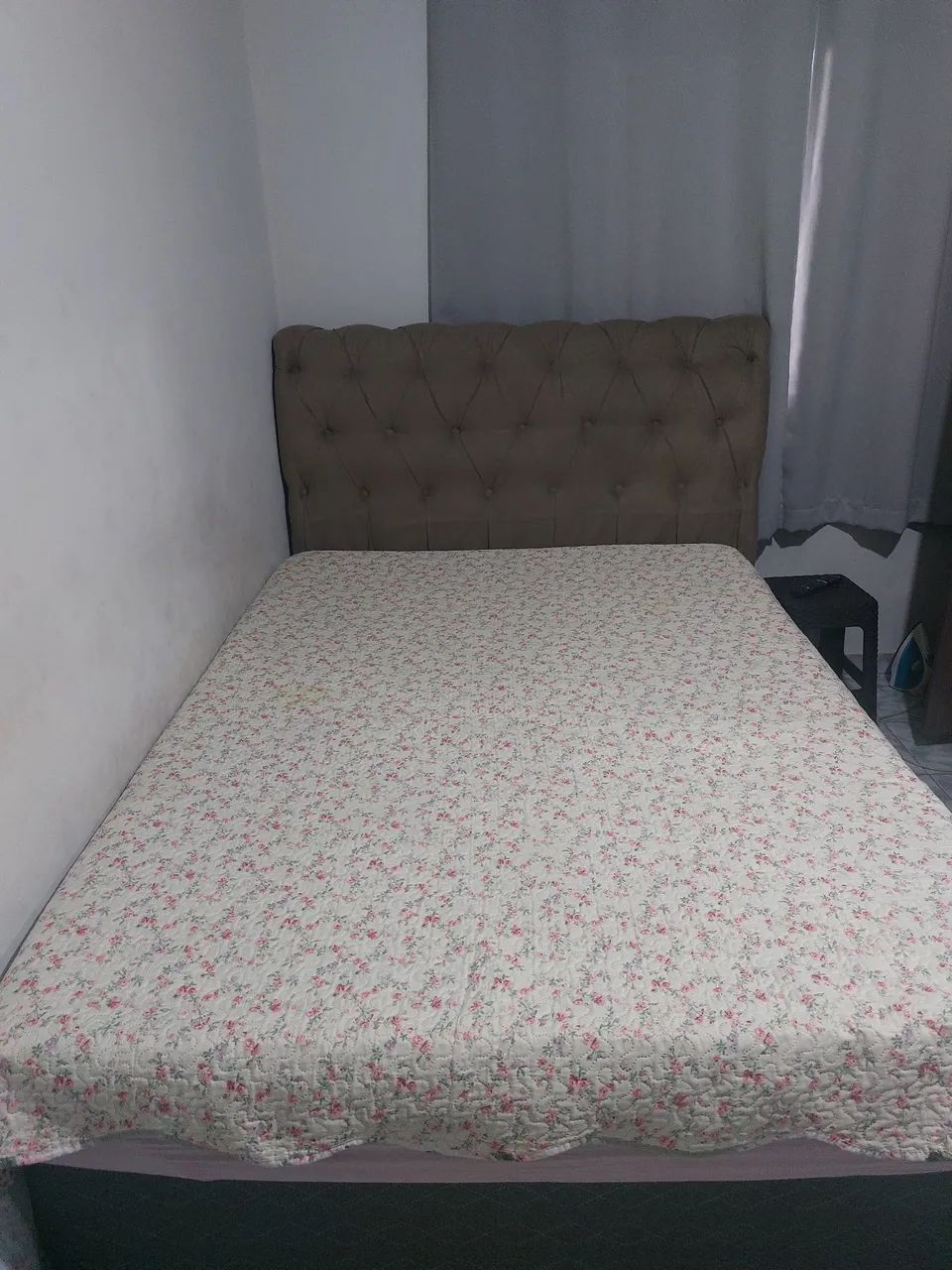 Box+ colchão +cabeceira