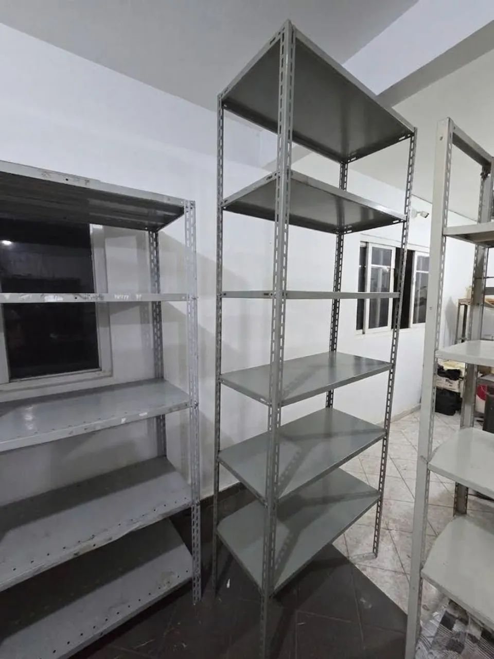 Prateleira aco reforçada estoque almoxarifado