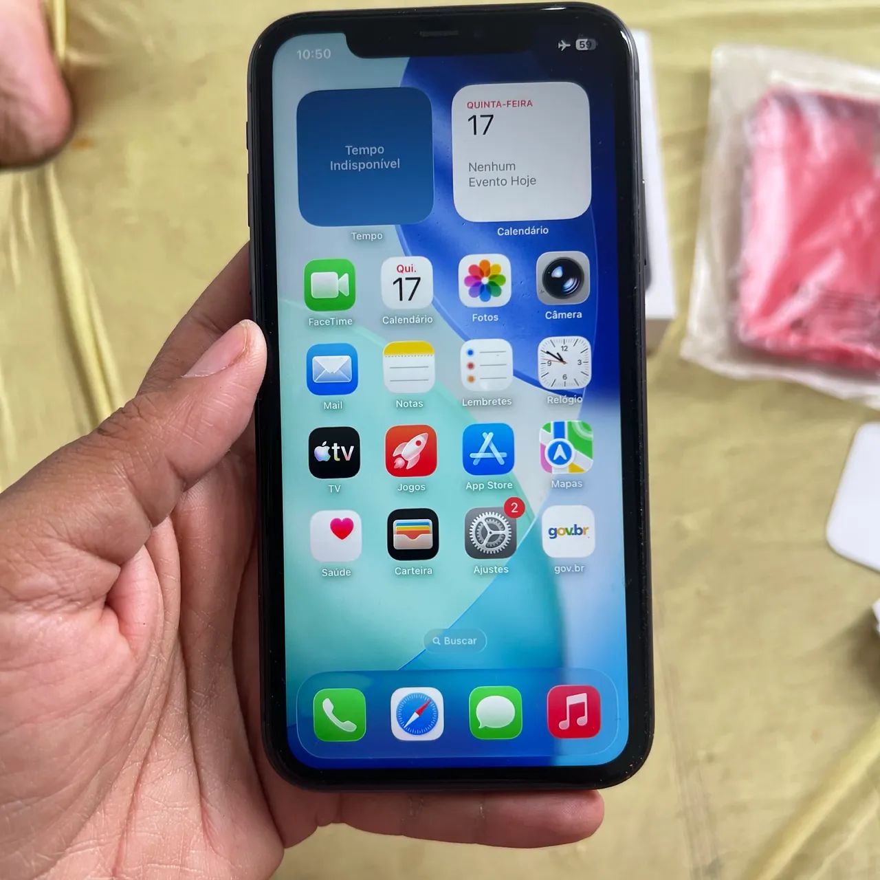 iPhone 11 sem marcas de uso completo e com nota fiscal  - Foto 5