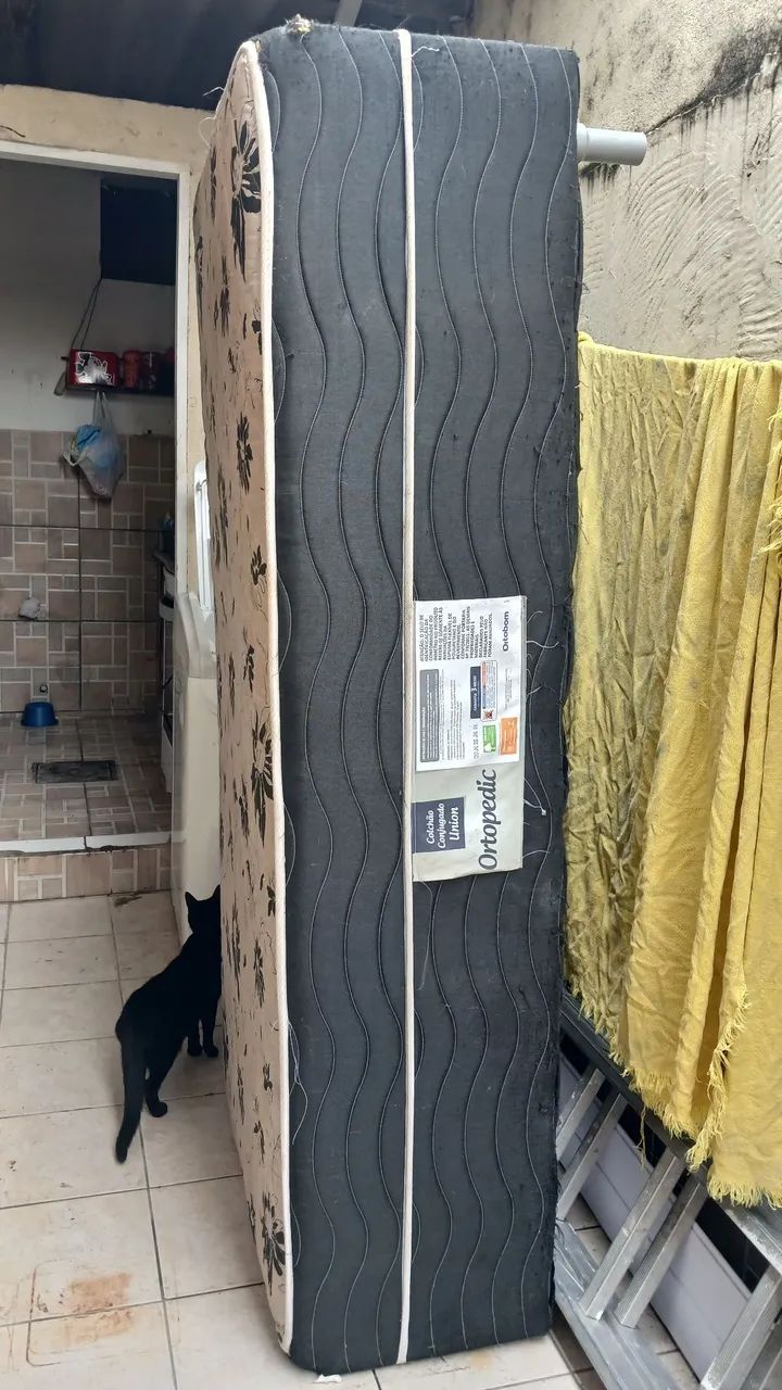 cama solteiro conjugada usada - Foto 4