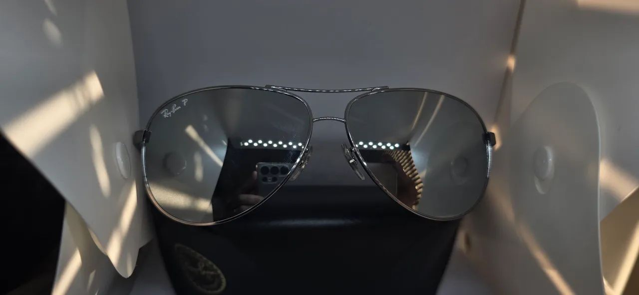 OCULOS RAY BAN AVIADOR ESPELHADO  - Foto 2