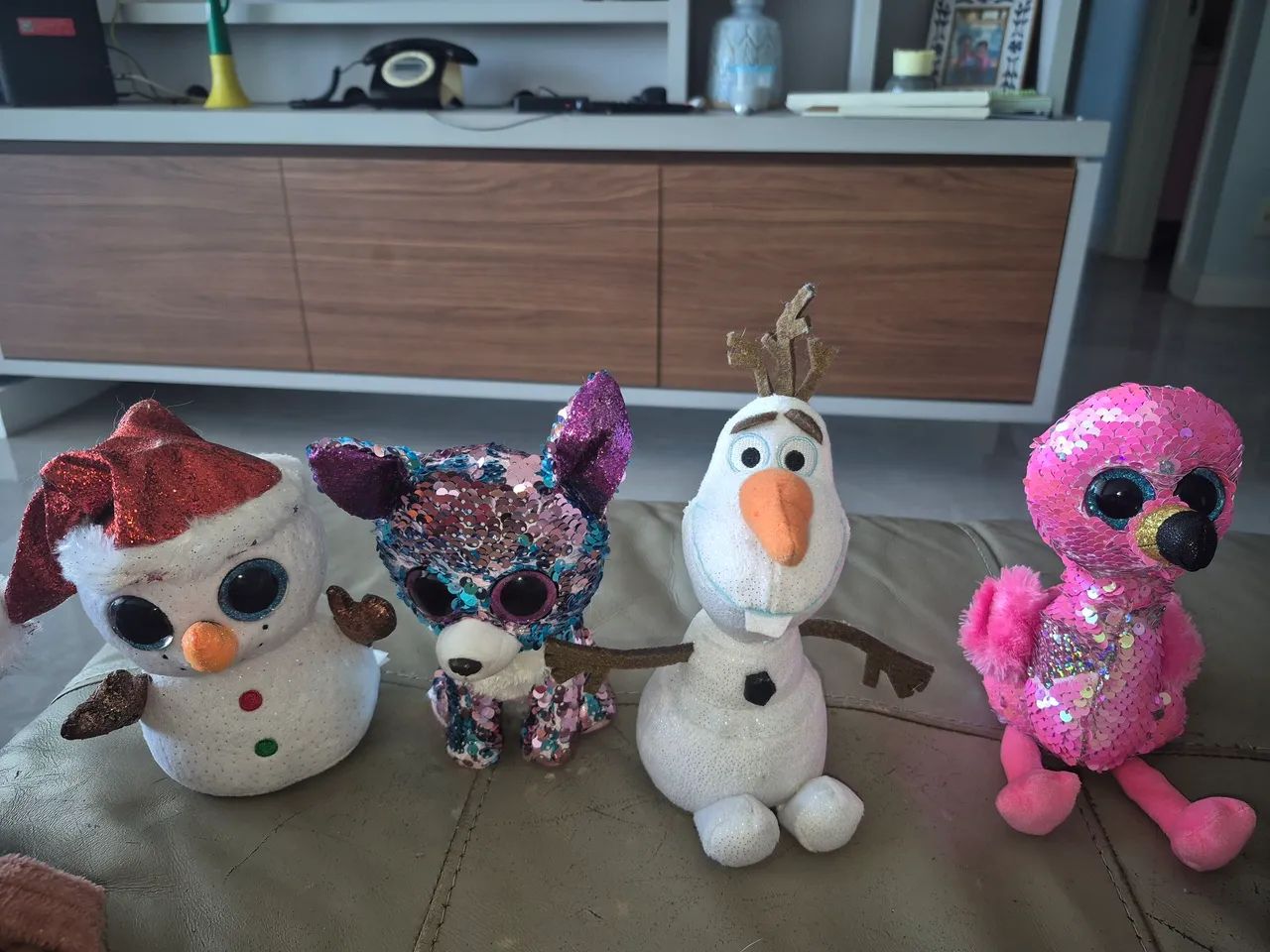 4 bichinhos de pelúcia da marca Ty Beanie Boos - original e impecável 