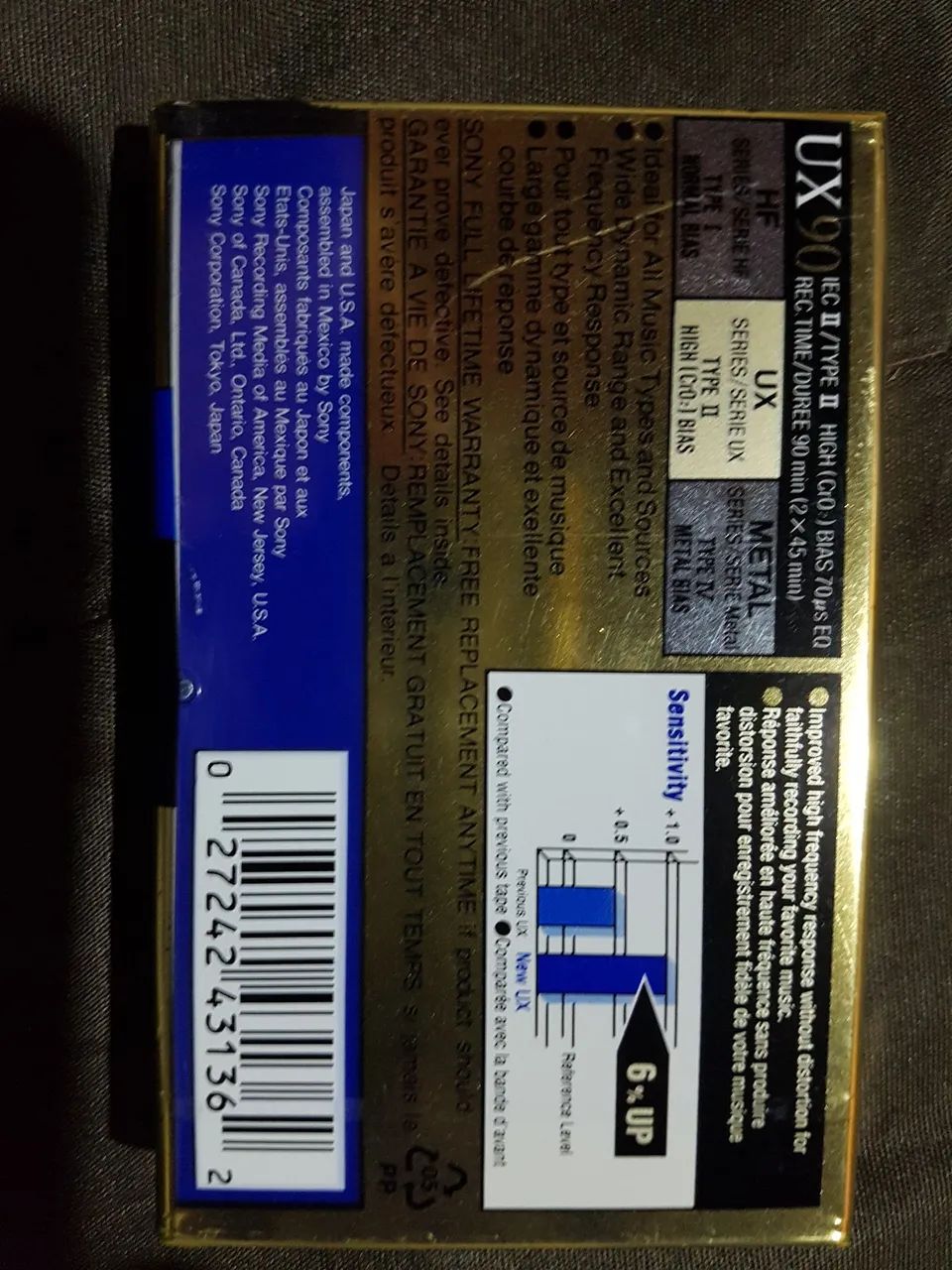 Fita Sony UX 90min type 11 - Foto 2