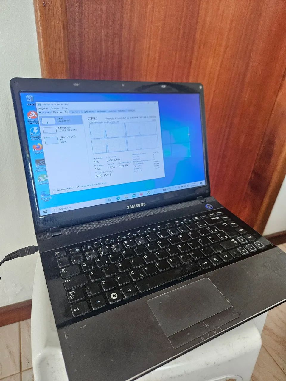 Notebook core i5 com 8gb ram até 12x no cartão