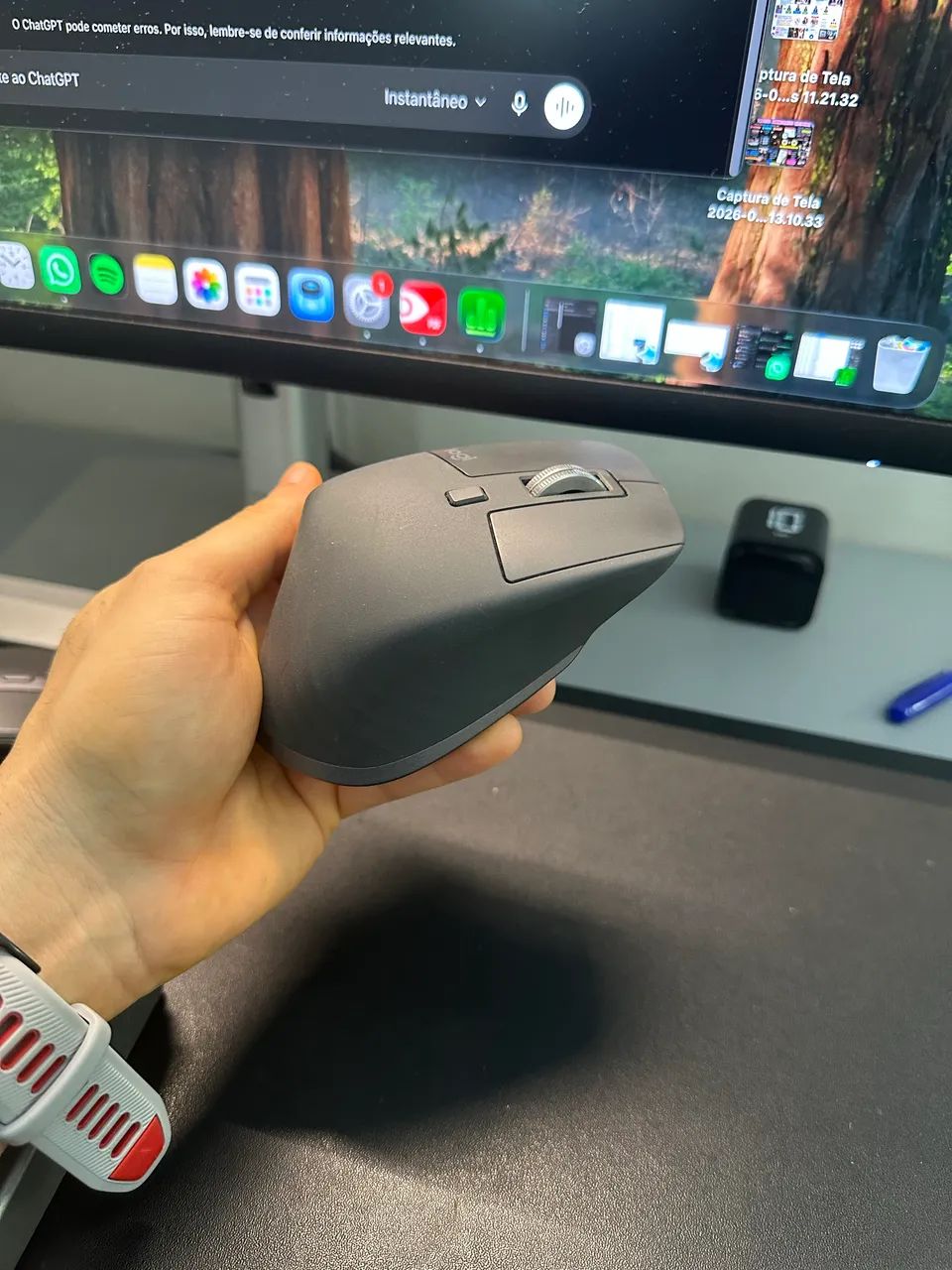 Mouse Logitech MX MASTER MOUSE S - Foto 3