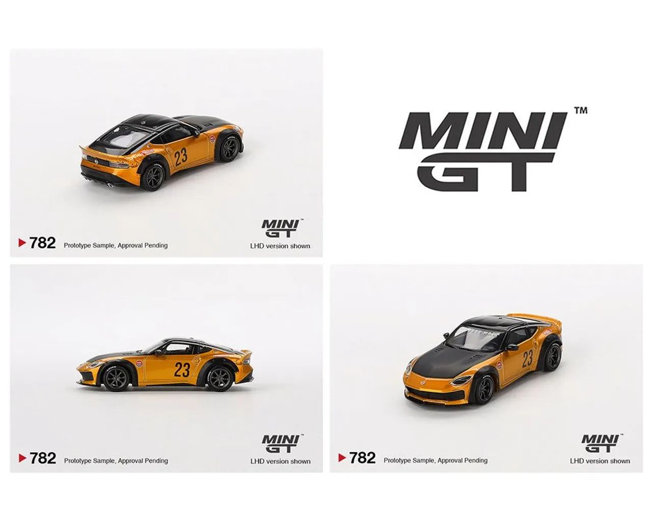 Mini GT Nissan Z Gold Liberty Walk 1/64 - Hobbies e coleções