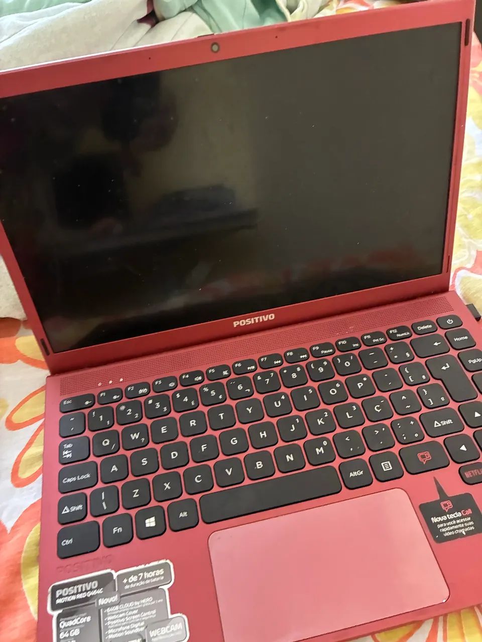 Notebook quebrado a tela